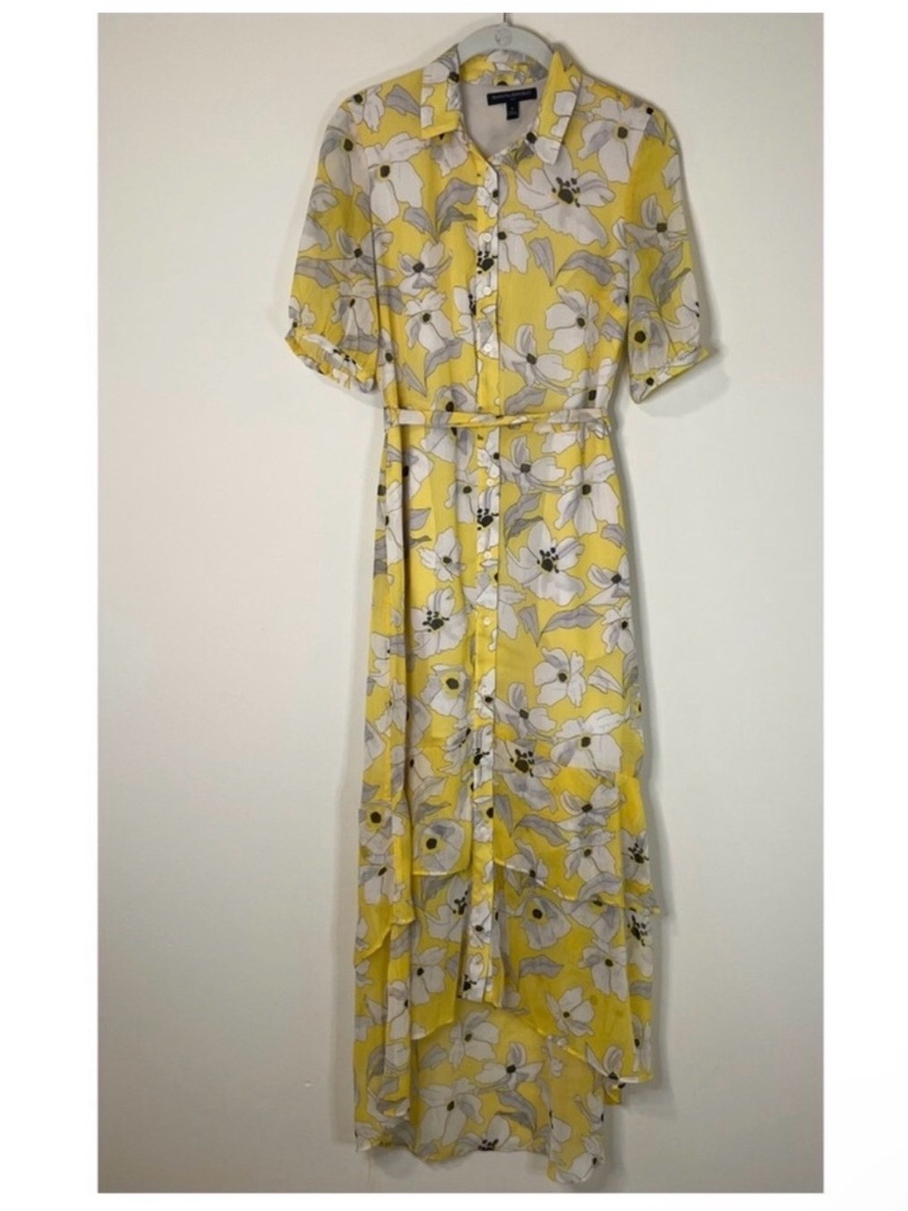 Banana Republic Factory Floral Hi Lo Maxi Dress Size 0